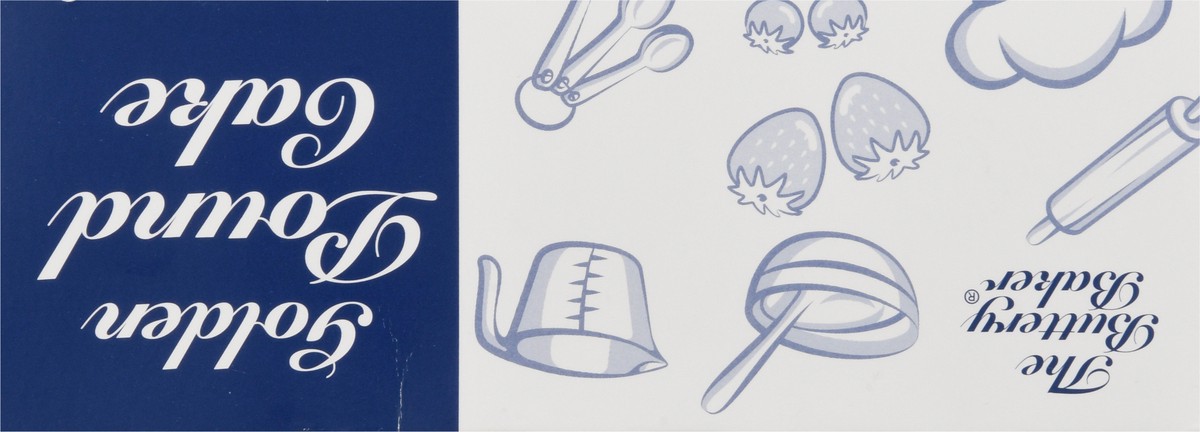 slide 3 of 9, The Buttery Baker Golden Pound Cake 10 oz, 10 oz