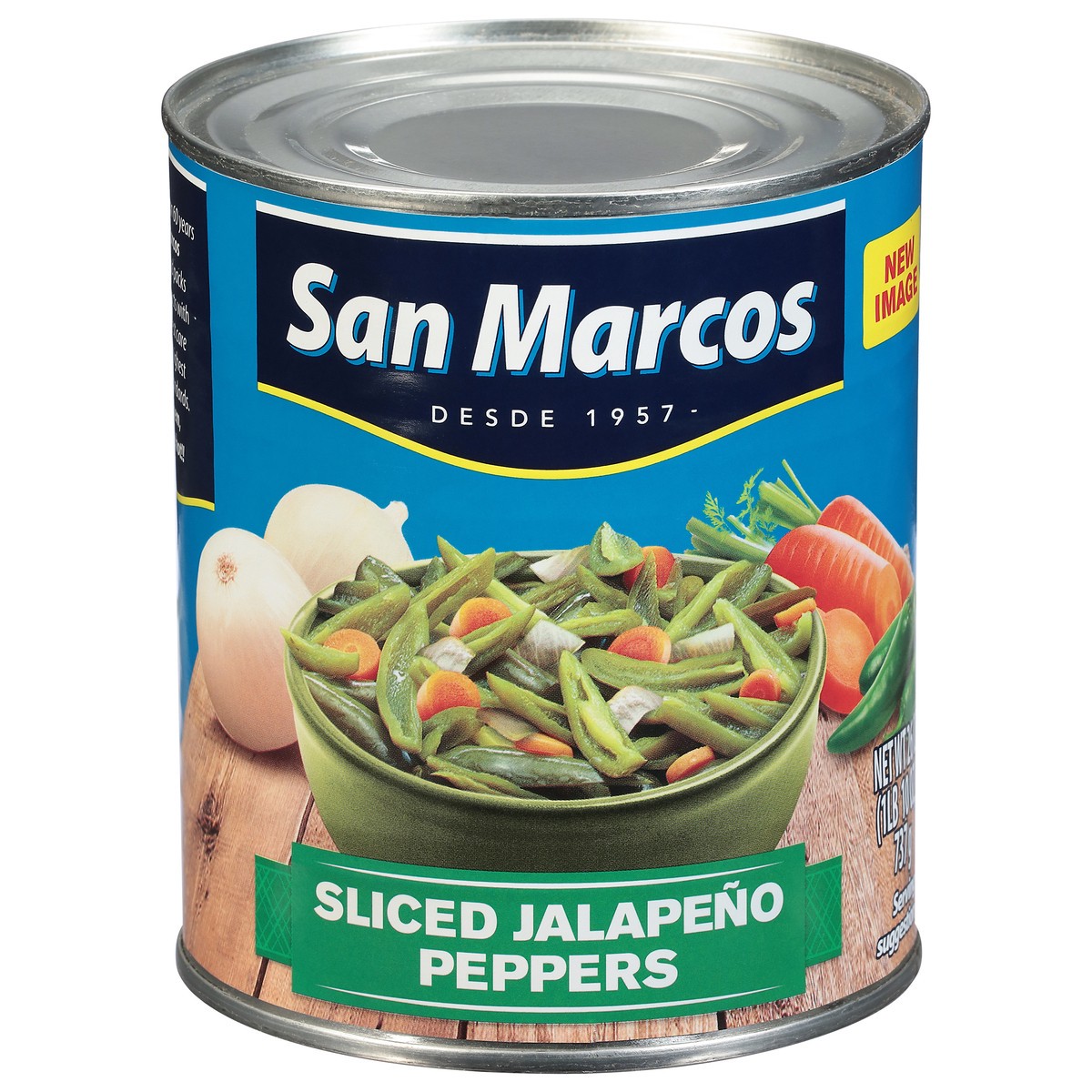 slide 1 of 2, San Marcos Sliced Jalapeno Peppers 26 oz, 26 oz