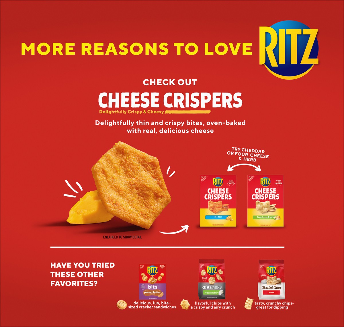 slide 5 of 9, Ritz Everything Crackers 13.7 oz, 13.7 oz