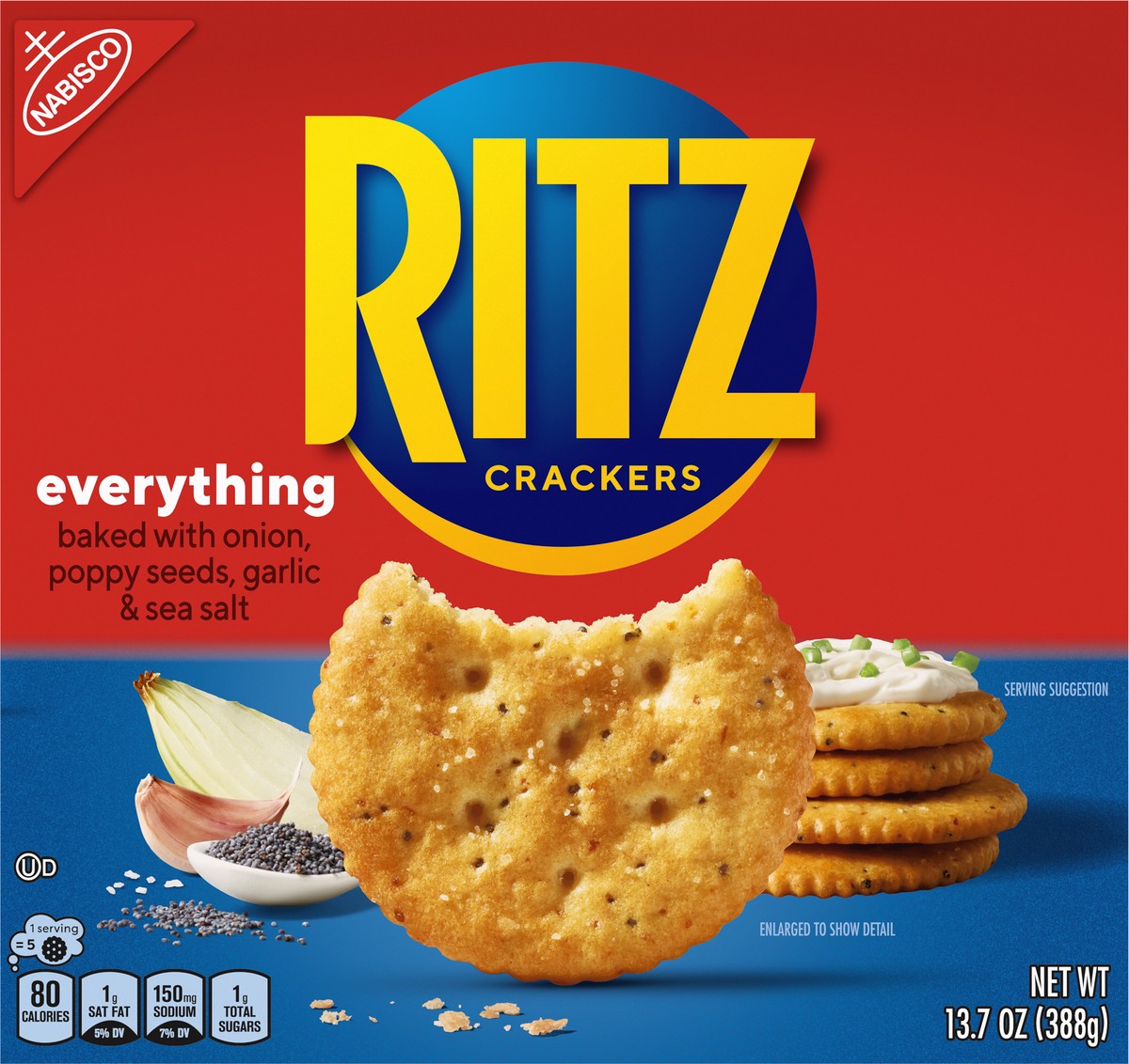 slide 6 of 9, RITZ Everything Crackers, 13.7oz , 13.7 oz