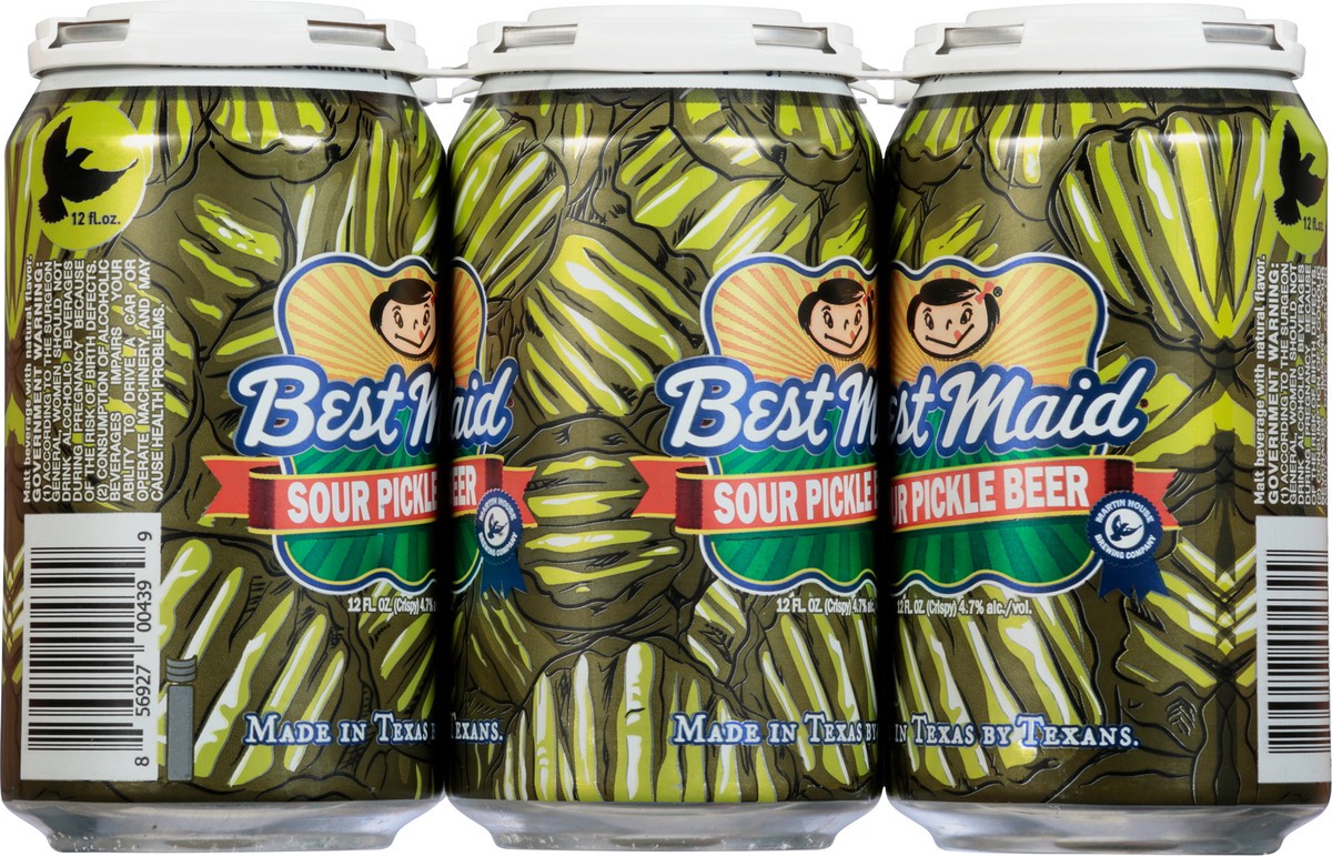 slide 8 of 9, Best Maid Martin House Best Maid Sour Pickle Can, 6 ct; 12 oz