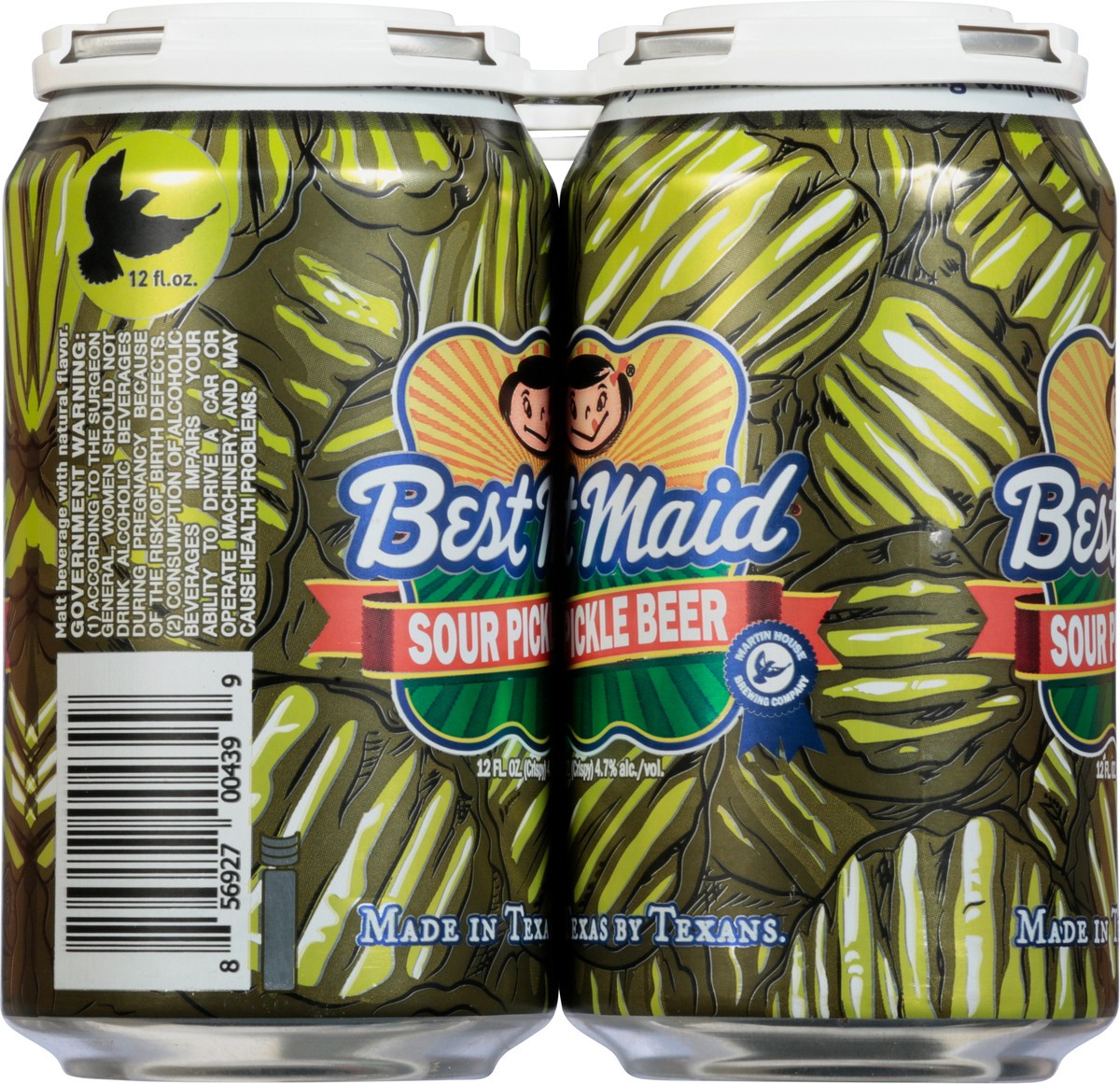 slide 3 of 9, Best Maid Martin House Best Maid Sour Pickle Can, 6 ct; 12 oz