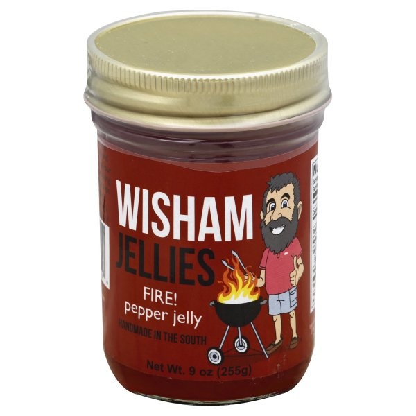 slide 1 of 1, Wisham Jellies Fire Pepper Jelly, 9 oz