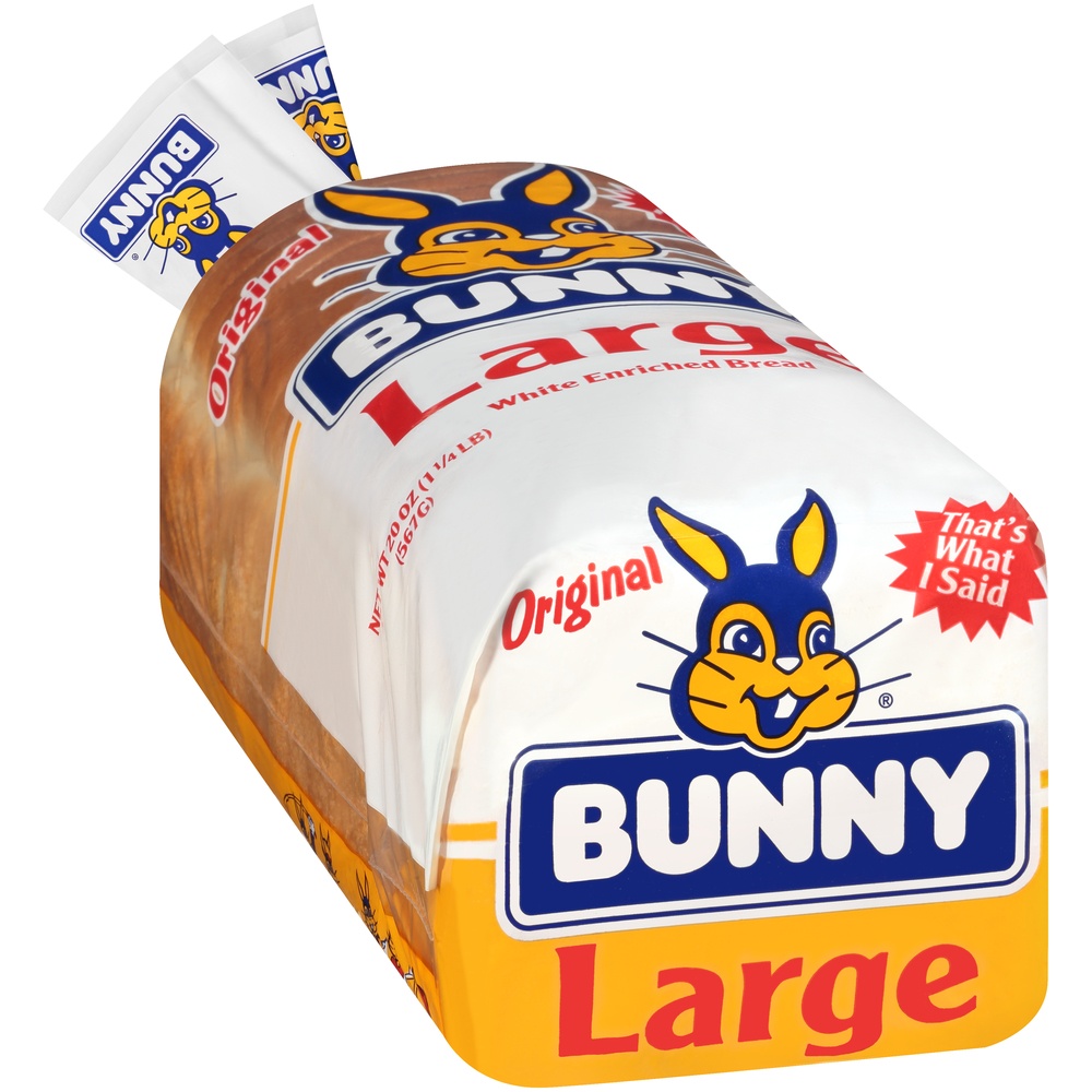 slide 2 of 8, Bunny Bread Round Top White Bread, 20 oz