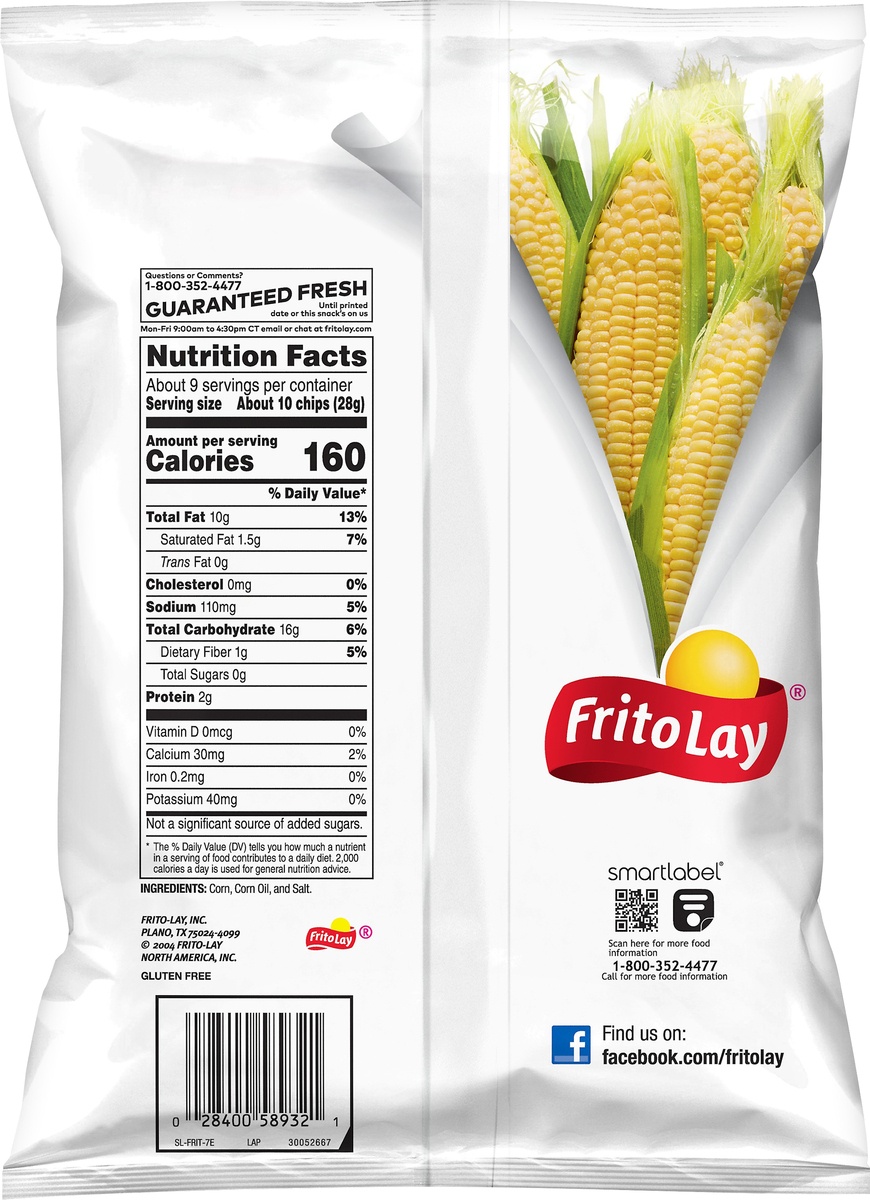 slide 5 of 6, Fritos Scoops Corn Chips 9.25 oz, 9.25 oz