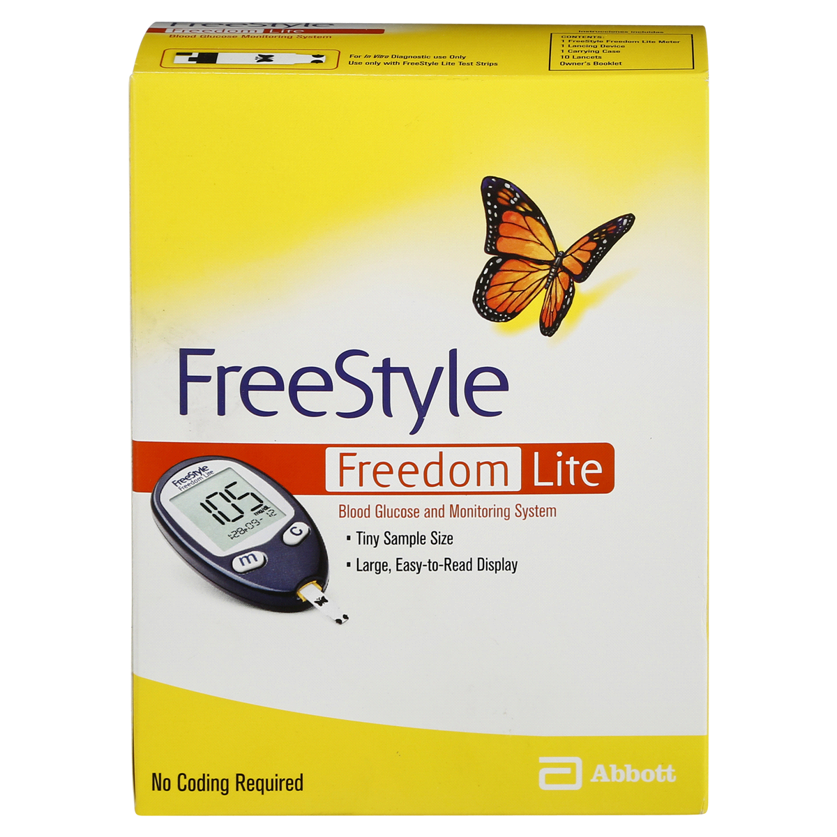 slide 1 of 1, FreeStyle Freedom Lite Blood Glucose Monitoring System, 1 ct
