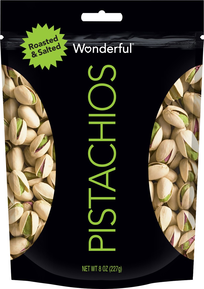 slide 3 of 3, Wonderful Roasted & Salted Pistachios 8 oz, 8 oz
