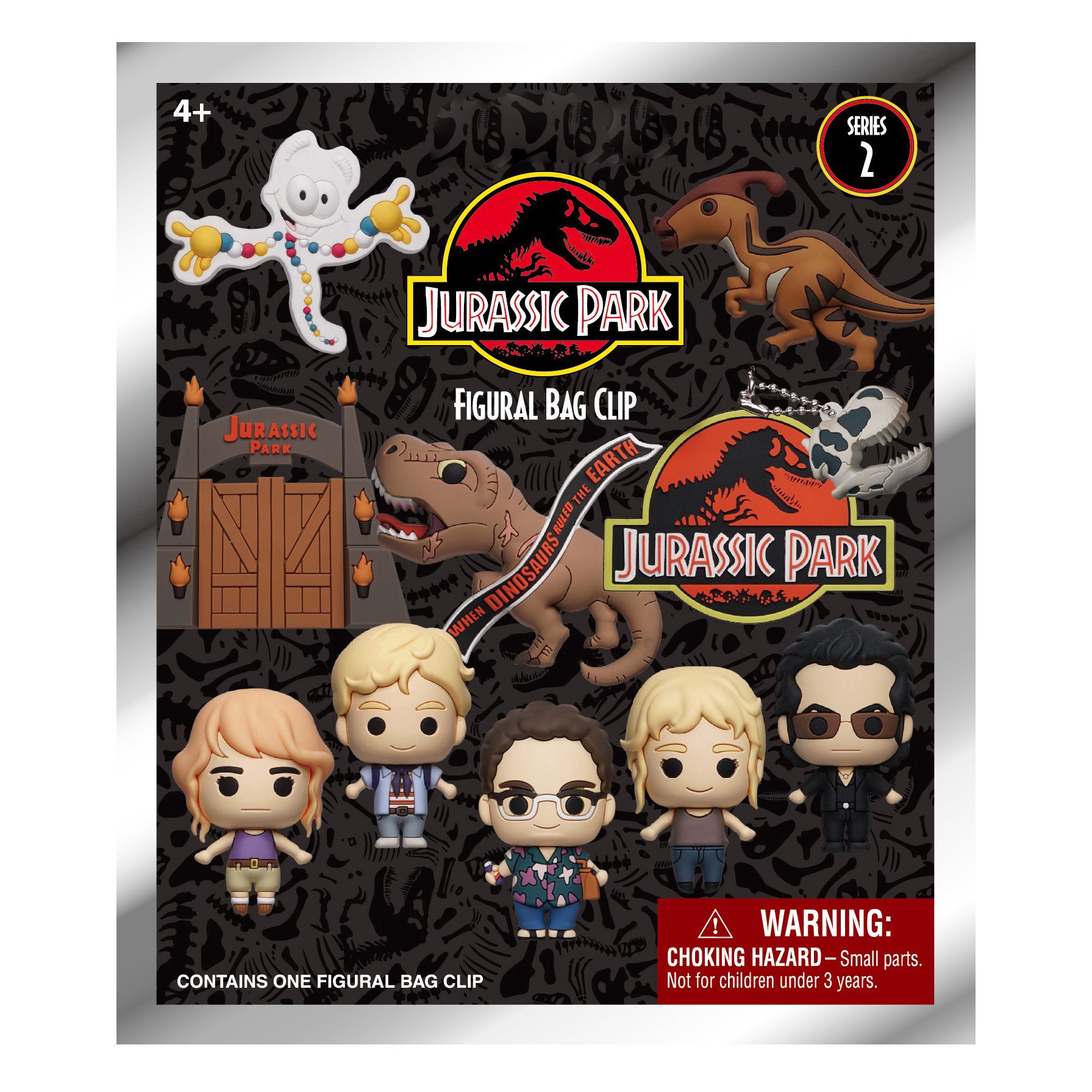 slide 1 of 1, Monogram International Jurassic Park Figural Bag Clip Blind Pack - Series 2, 1 ct