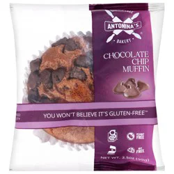 Antonina's Gluten-Free Bakery Chocolate Chip Muffin 3.5 oz