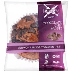 Antonina's Gluten-Free Bakery Chocolate Chip Muffin 3.5 oz