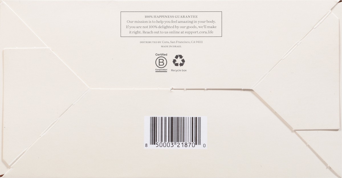 slide 6 of 9, Cora Organic Tampons Light and Regular Mix Pack - Super, 48 ct