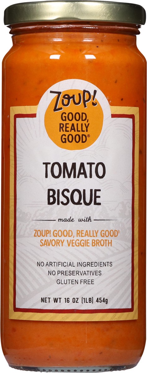 slide 3 of 9, Zoup! Tomato Bisque 16 oz, 16 oz