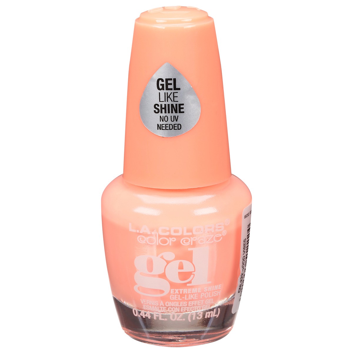 slide 6 of 10, L.A. Colors Color Craze CNL222 Good Vibes Gel Extreme Shine Nail Polish 0.44 fl oz, 0.44 fl oz