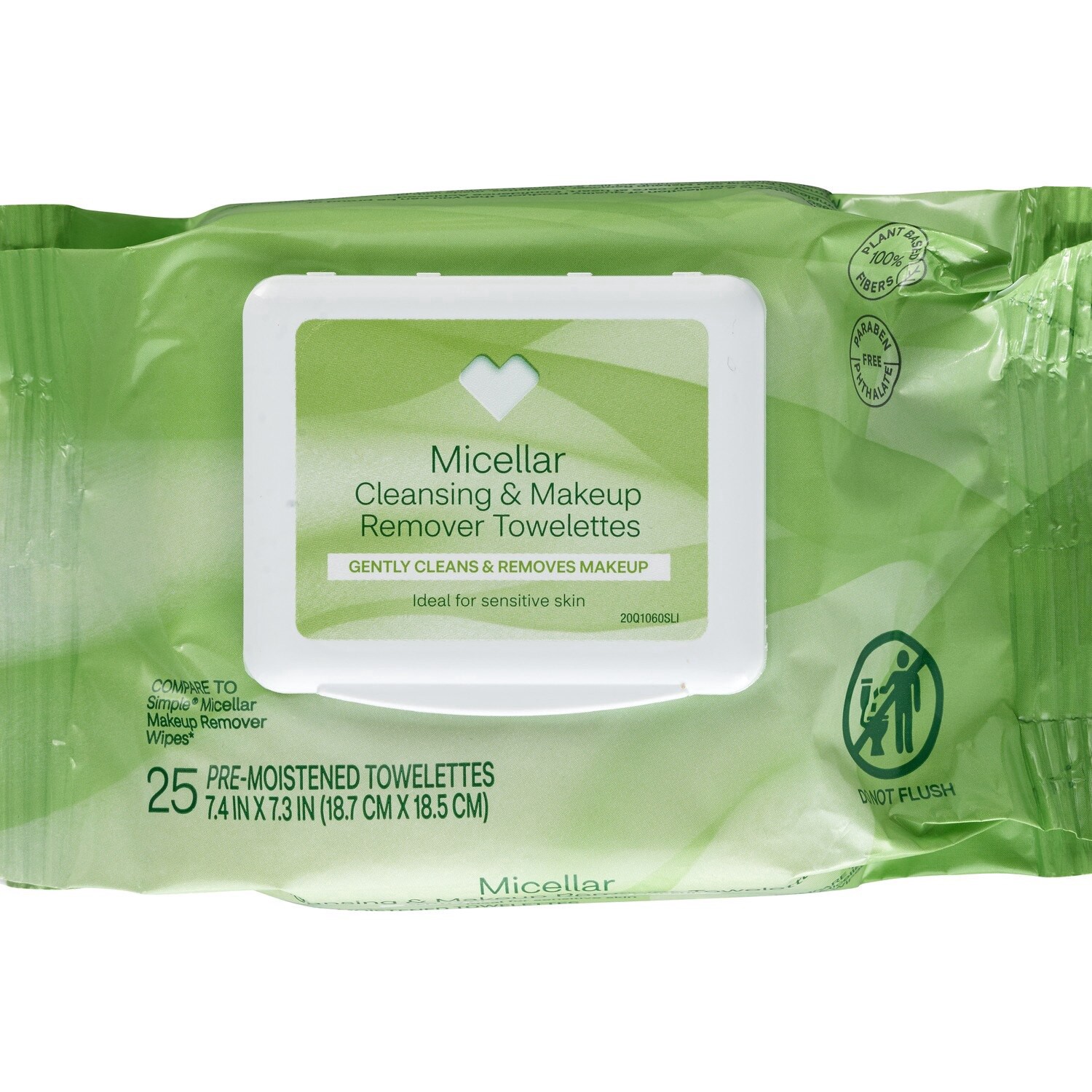 slide 1 of 1, CVS Beauty Micellar Makeup Remover Wipes, 25/Pack, 1 ct