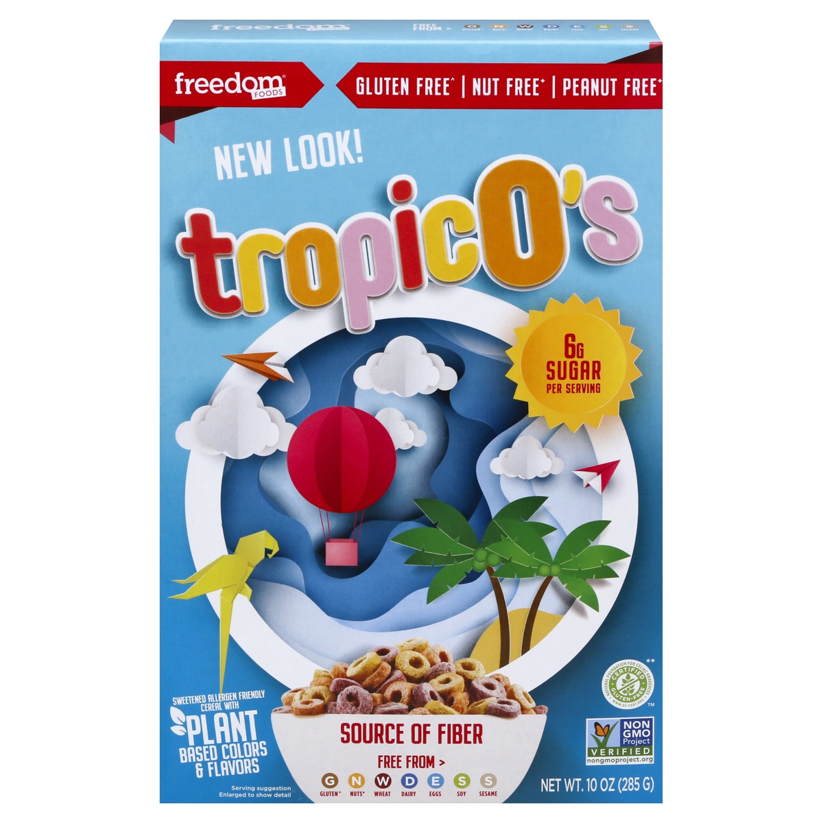 slide 1 of 1, Freedom Foods Tropic Os Gluten Free Cereal, 10 oz