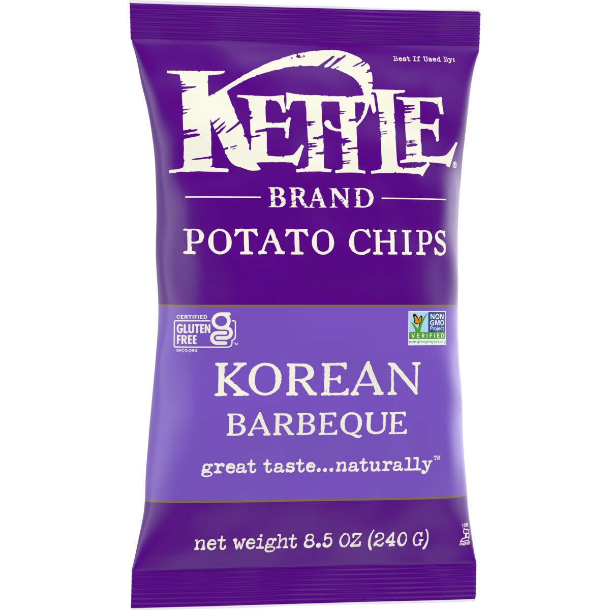 slide 8 of 9, Kettle Brand Korean Barbeque Kettle Potato Chips, 8.5 oz