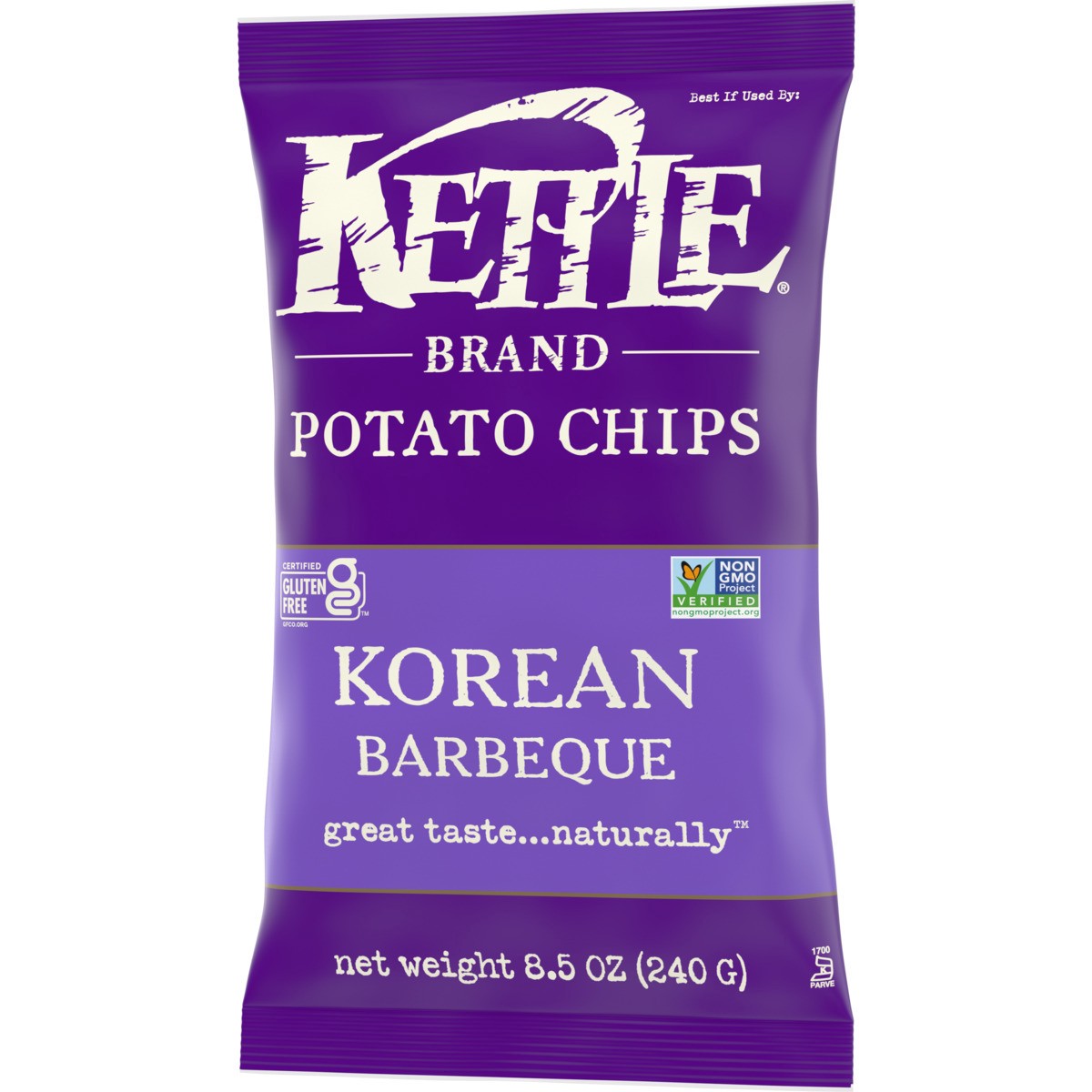 slide 2 of 9, Kettle Brand Korean Barbeque Kettle Potato Chips, 8.5 oz