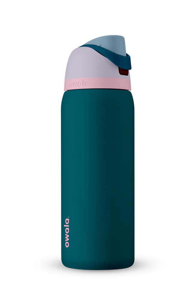 slide 1 of 1, Owala® FreeSip Stainless Steel Bottle - Tickle Me Teal, 32 oz