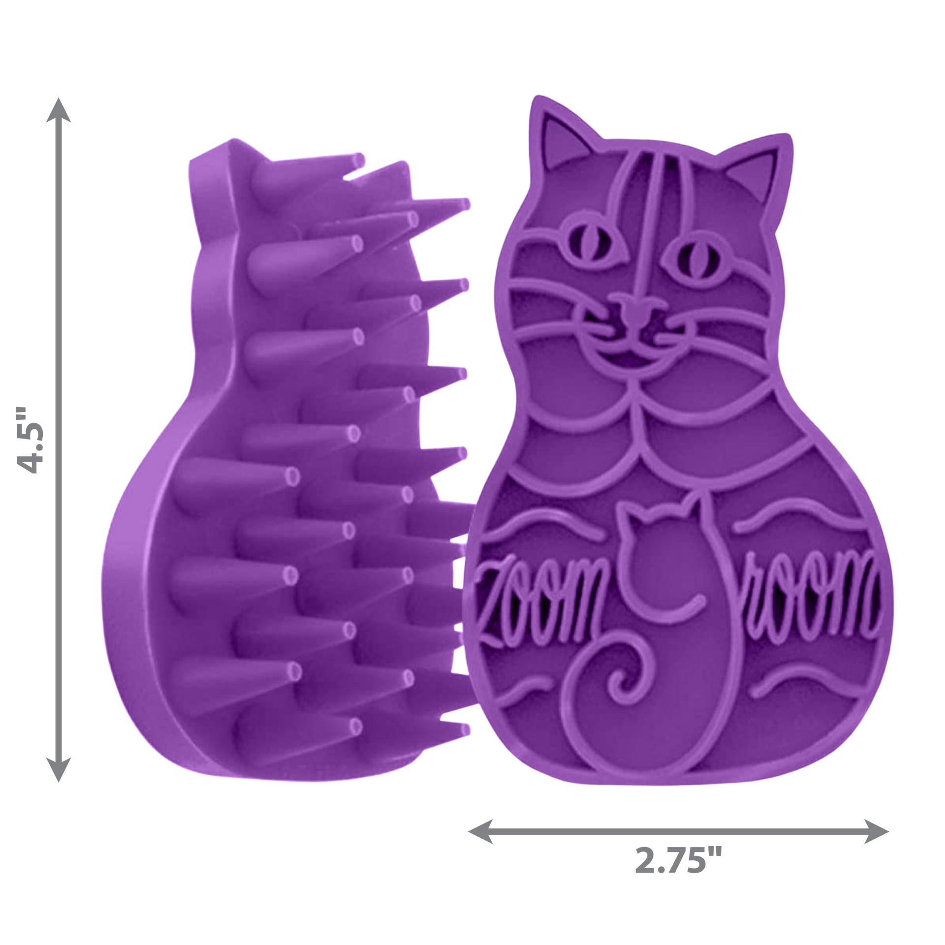 slide 2 of 4, KONG Cat Zoom Groom Brush, 1 ct