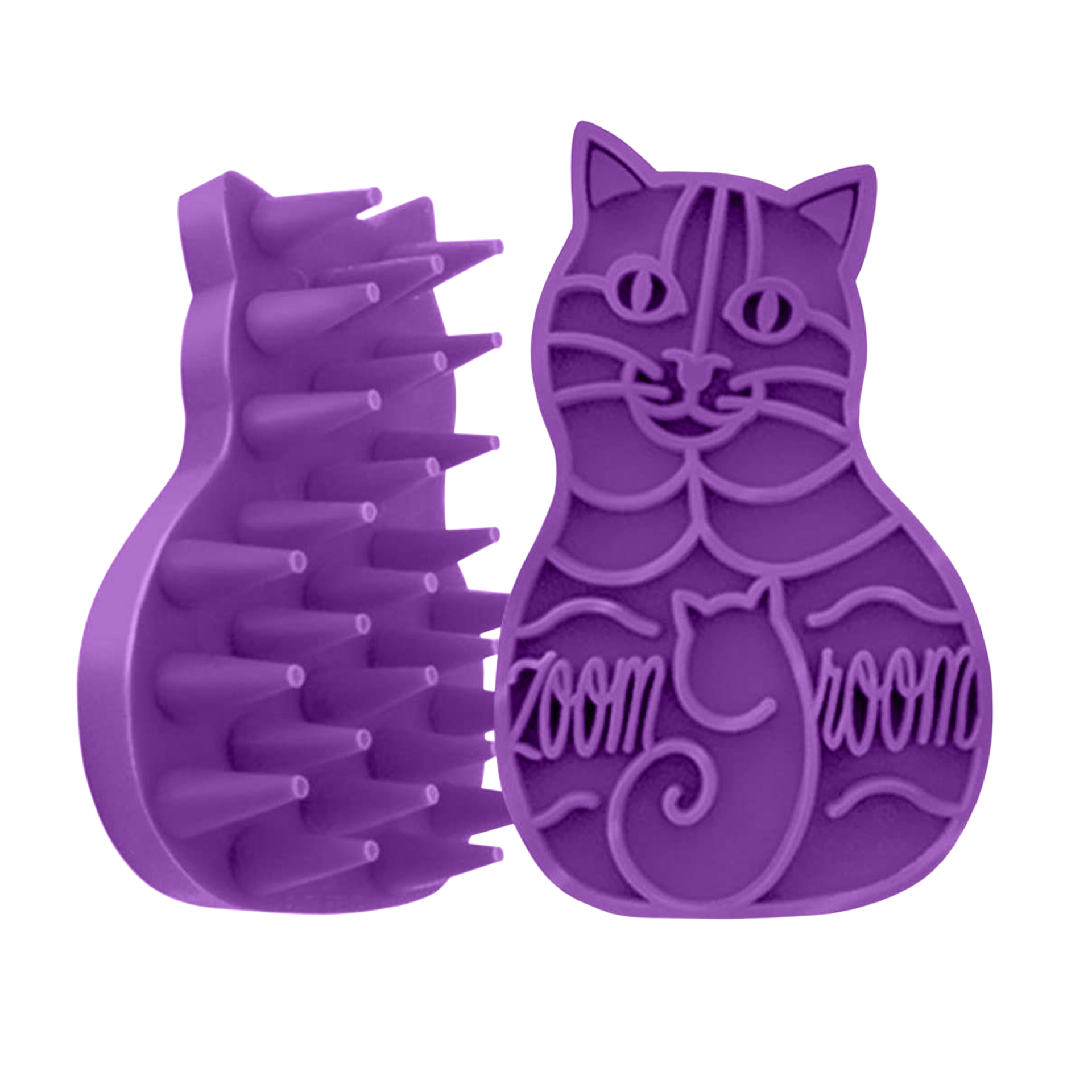 slide 1 of 4, KONG Cat Zoom Groom Brush, 1 ct