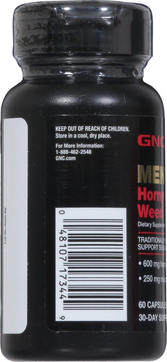 slide 10 of 10, GNC Mens Horny Goat Weed, 60 ct