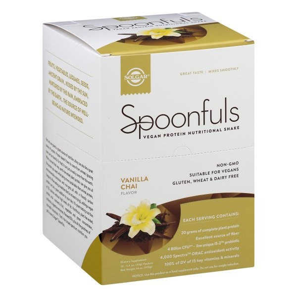 slide 1 of 1, Solgar Spoonfuls Vanilla Chai, 14 oz