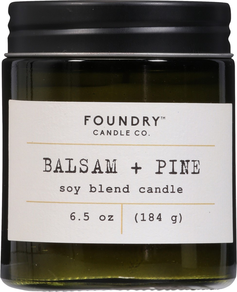slide 6 of 9, Foundry Candle Co. Balsam + Pine Soy Blend Candle 1 ea, 6.5 oz