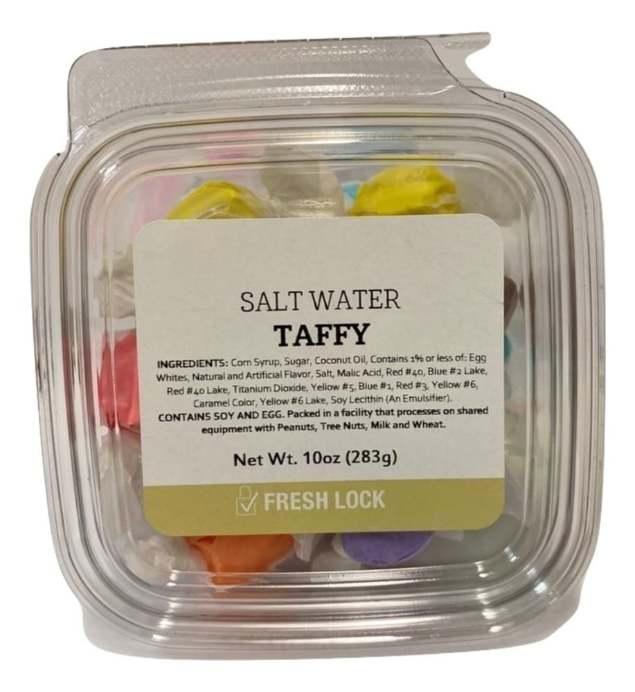 slide 1 of 1, Salt Water Assorted Taffy, 10 oz