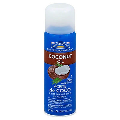 slide 1 of 1, Hill Country Fare Coconut Oil Cooking Spray, 5 oz