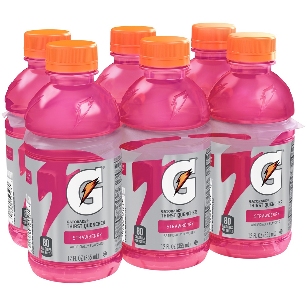 Gatorade Strawberry Sports Drink Bottles 6 ct; 12 fl oz | Shipt