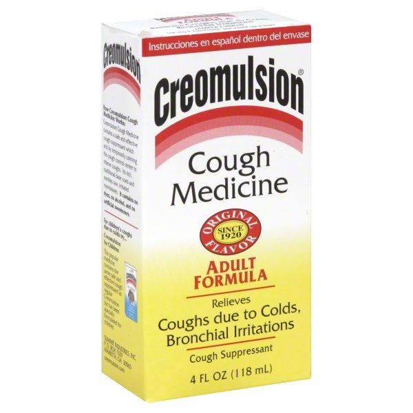 slide 1 of 1, Creomulsion Cough Medicine Adult Formula Original, 4 oz