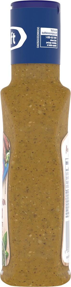 slide 3 of 9, Kraft Parmesan Pesto Vinaigrette Salad Dressing, 14 fl oz Bottle, 14 fl oz