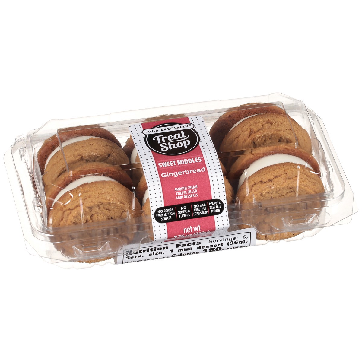 slide 14 of 14, Our Specialty Treat Shop Gingerbread Sweet Middles 7.75 oz, 7 oz