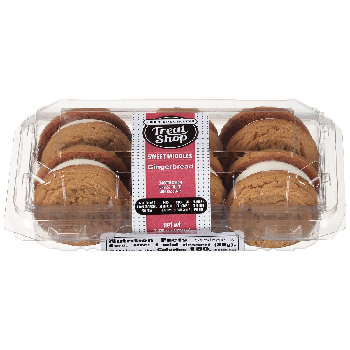 slide 10 of 14, Our Specialty Treat Shop Gingerbread Sweet Middles 7.75 oz, 7 oz