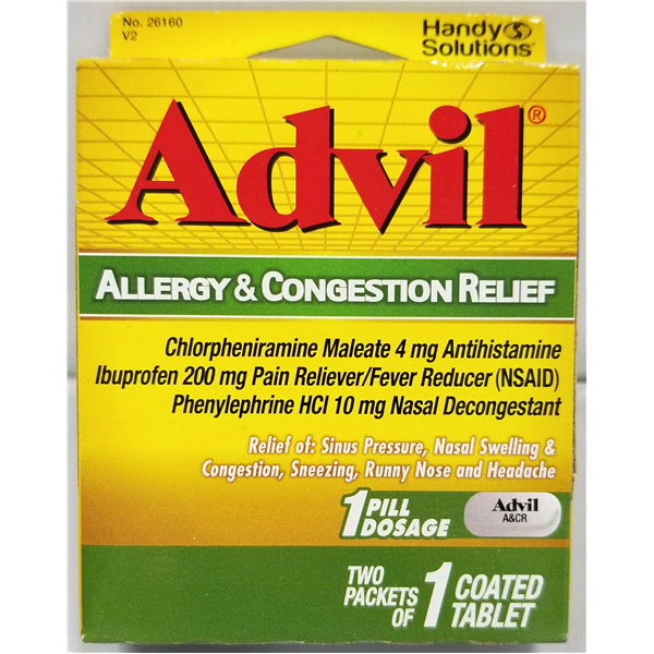 slide 1 of 1, Advil Allergy, 2 ct