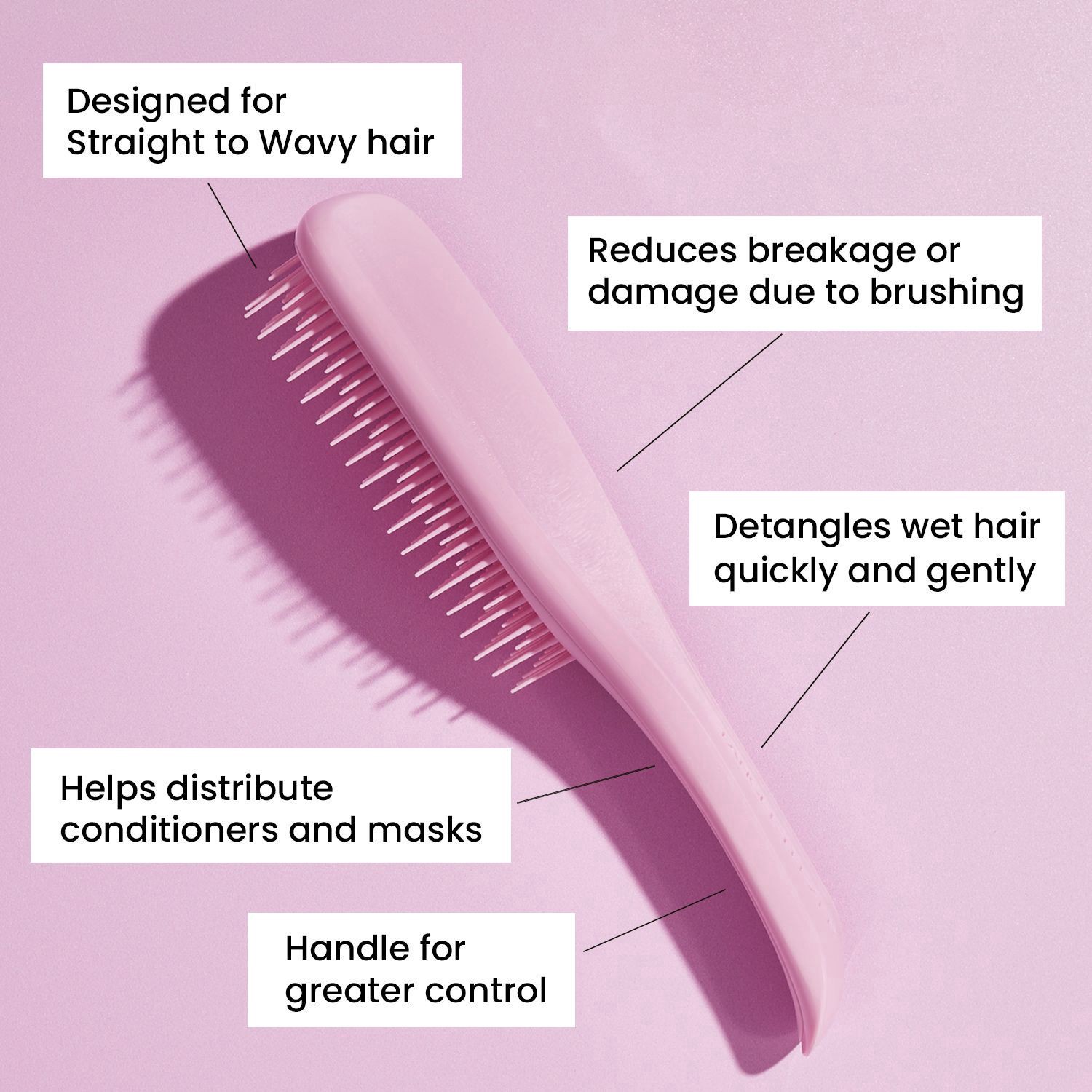slide 2 of 10, Tangle Teezer The Ultimate Detangling Brush, Pink, 1 ct