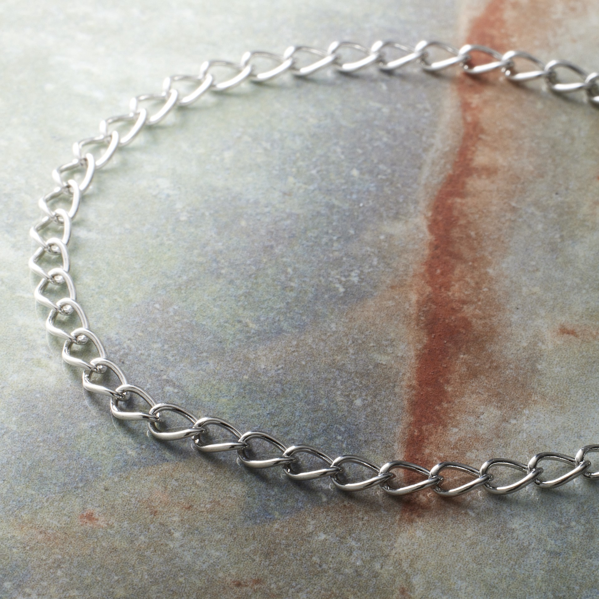 slide 6 of 8, Sterling Silver Curb Bracelet By Bead Landing, 7.2 in