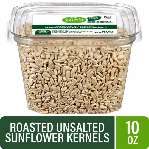 slide 1 of 1, Simple Truth® Roasted Unsalted Sunflower Kernels, 10 oz