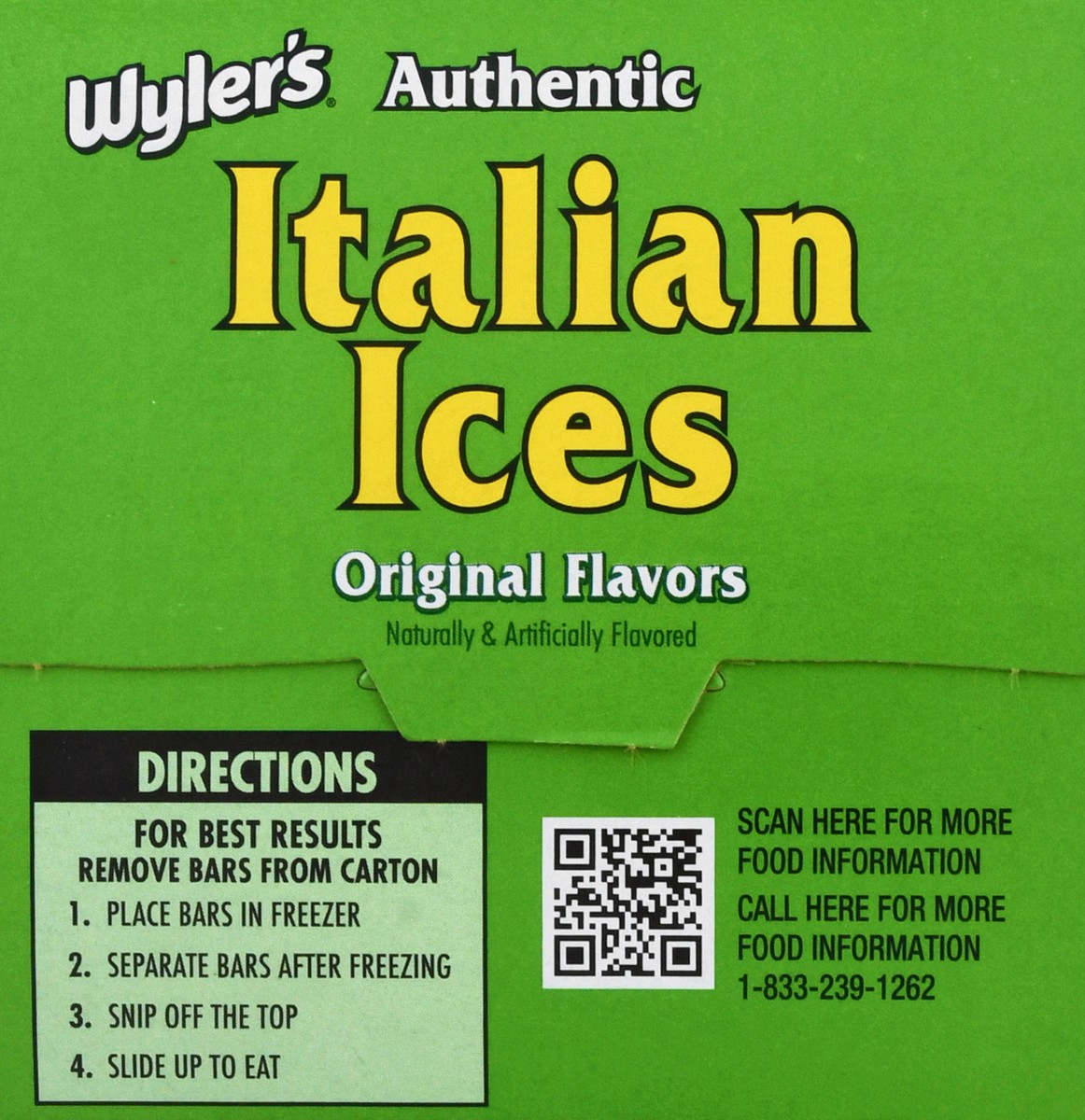 slide 10 of 12, Wyler's 16 Pack Authentic Original Flavors Italian Ices 16 ea - 16 ct, 16 ct