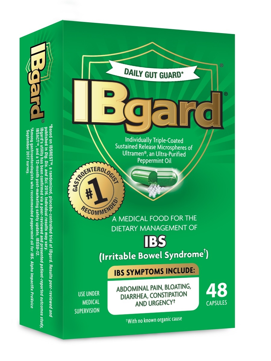slide 1 of 1, IBgard Irritable Bowel Syndrome Dietary Management Capsules, 48 ct