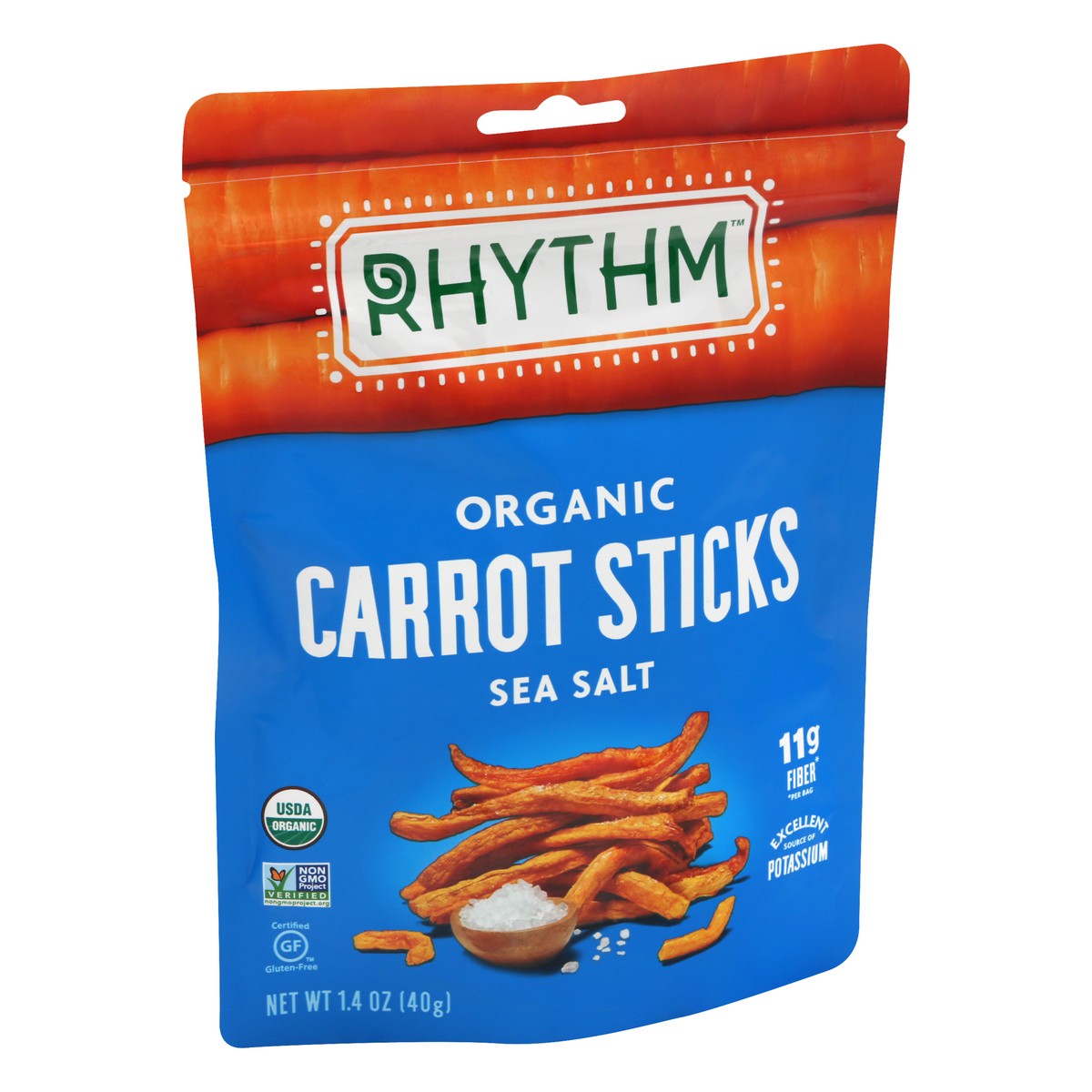 slide 7 of 10, Rhythm Superfoods Sea Salt Carrot Sticks, 1.4 oz