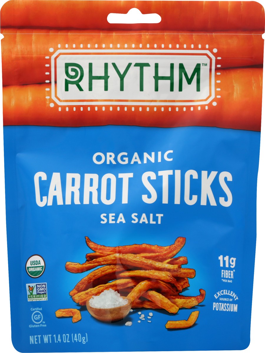 slide 4 of 10, Rhythm Superfoods Sea Salt Carrot Sticks, 1.4 oz