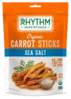 Rhythm Superfoods Organic Sea Salt Carrot Sticks