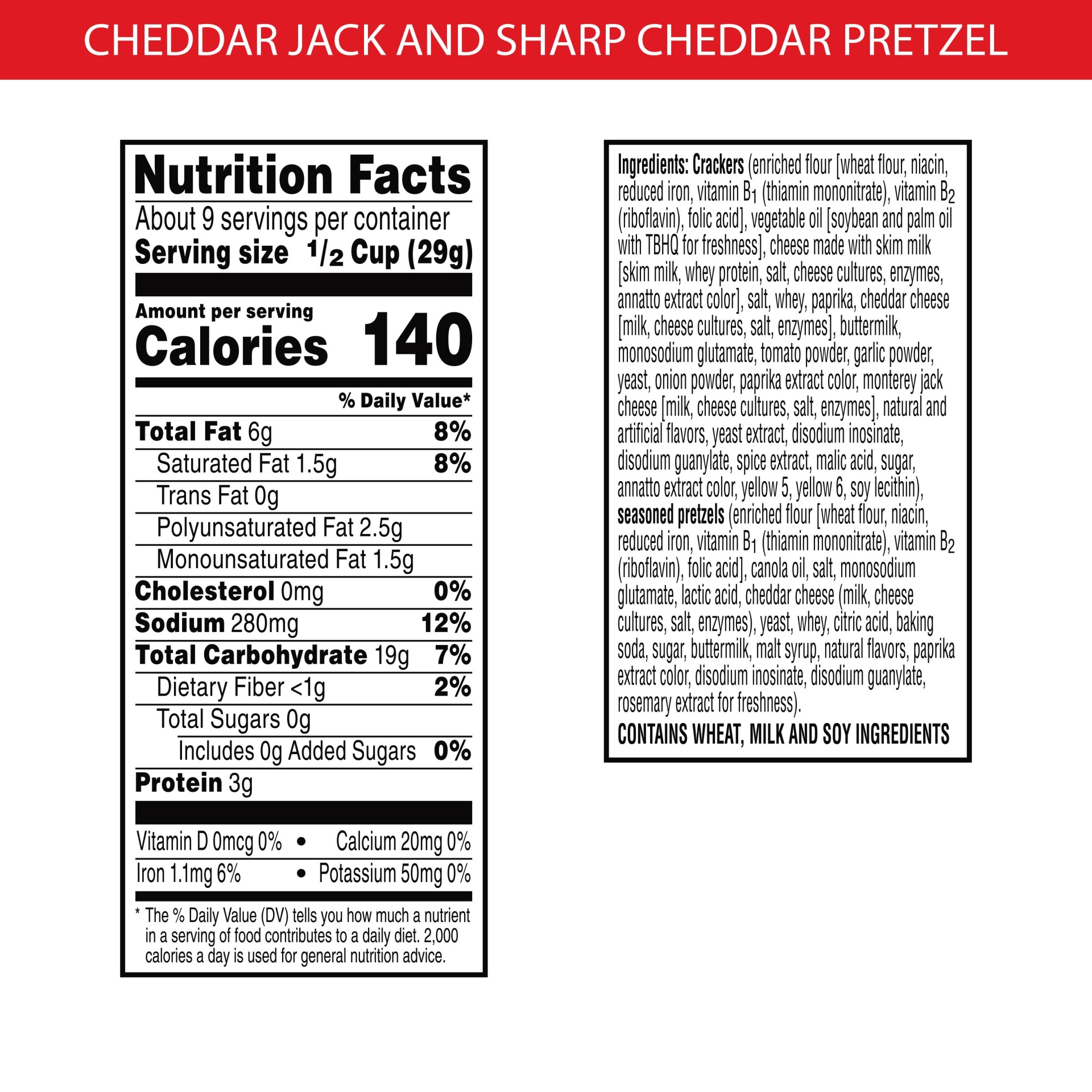 slide 3 of 7, Cheez-It Crackers and Pretzels, Cheese Crackers and Pretzels Snack Mix, Cheddar Jack and Cheddar, 9 oz