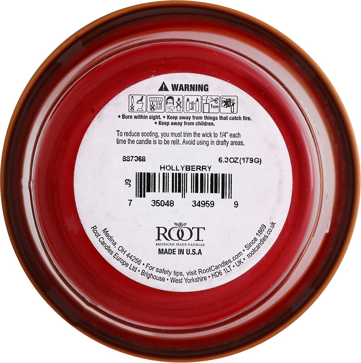 slide 6 of 11, Root Hollyberry Candle 1 ea, 1 ct