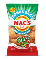 Mac's® Tajin Pork Skins Bonus Bag