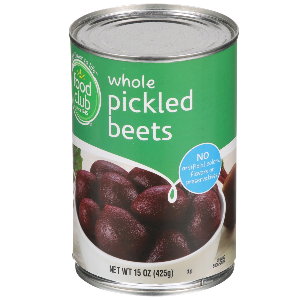 slide 3 of 9, Food Club Whole Pickled Beets, 15 oz