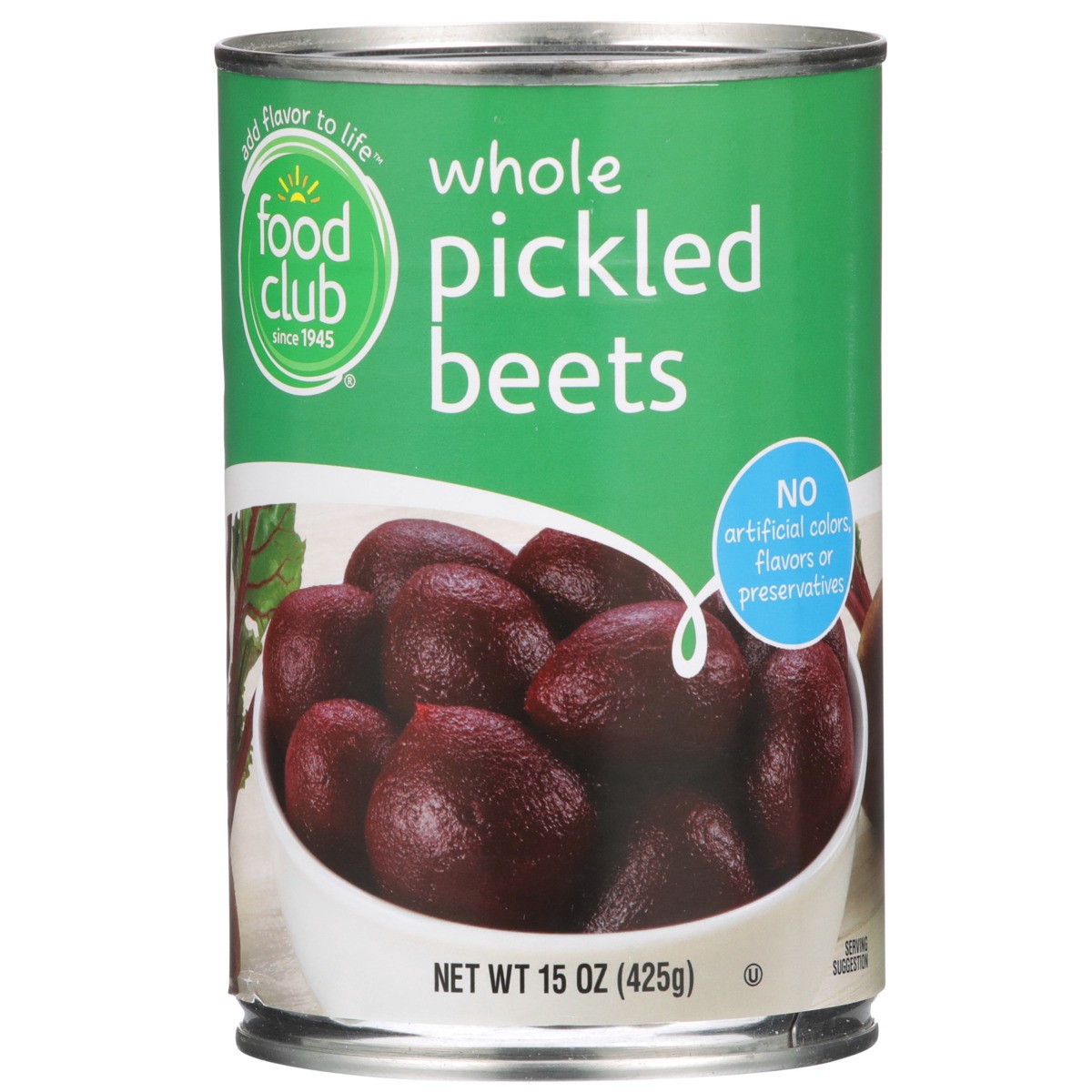 slide 8 of 9, Food Club Whole Pickled Beets, 15 oz