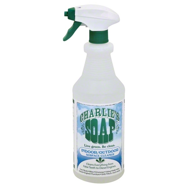 slide 1 of 1, Charlie's Soap Surface Cleaner, Indoor/Outdoor, 32 oz