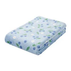 Havenstay Printed Plush Throw Blueberries, 50 in x 70 in
